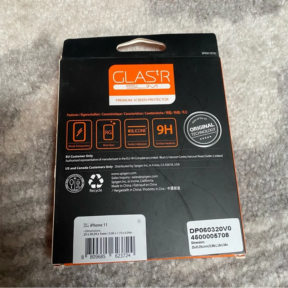 GLASR Slim Purple Camera Lens iPhone 11 Glass Screen Protector